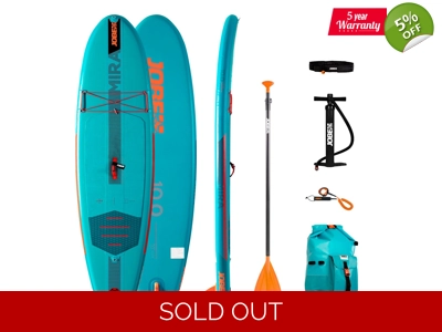 Jobe Mira 10' inflatable Paddleboard package